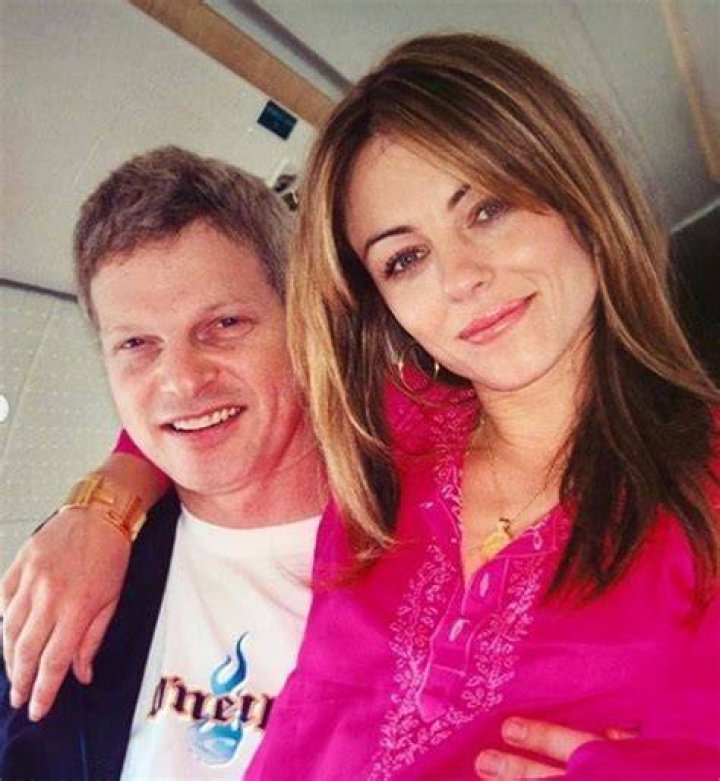 Steve Bing pictured with his former partner Liz Hurley
