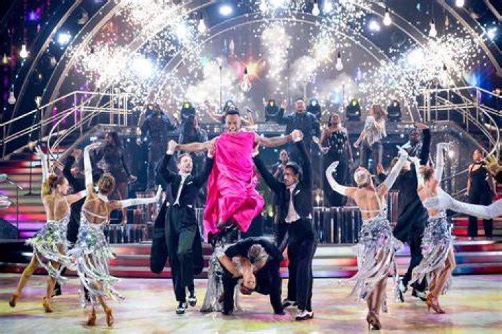 Strictly's Layton Williams is back on the set of BBC Three comedy Bad Education, pictured with Vicki, Charlie and Mathew
