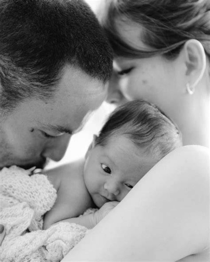 The actress welcomed the baby five years after splitting from Johnny Depp