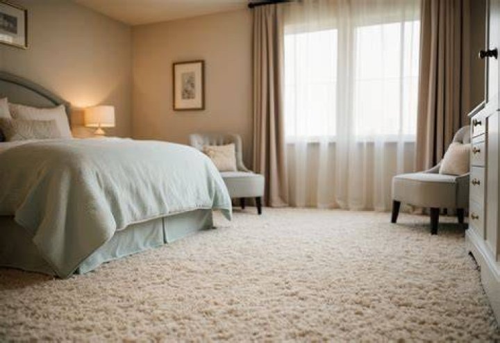 The bedrooms have carpeting