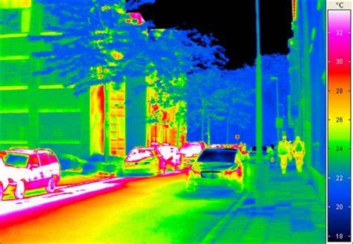 The camera uses infrared light to help users take 'artistic' photos with strange colours – but it can also see through plastic and other materials