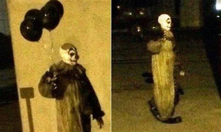 The clowns caused a panic among parents at Temasek Primary School