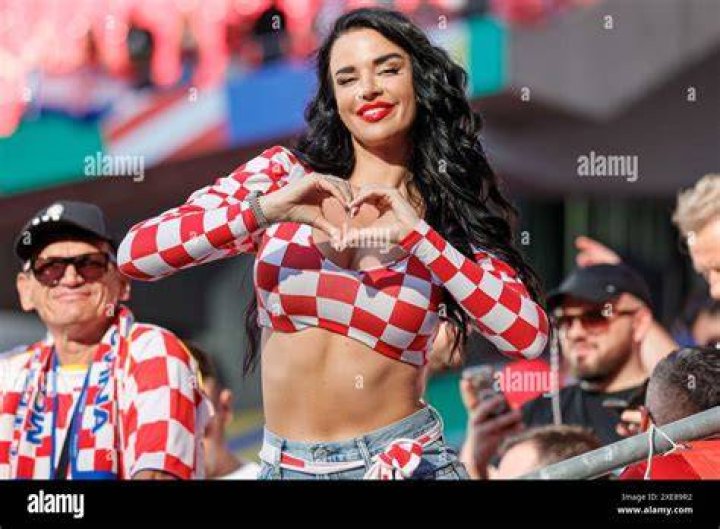 The Croatian superfan teased followers that she would dress like this in Qatar