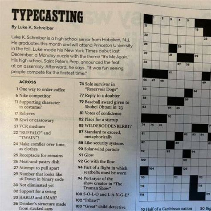 The crossword puzzle that had people baffled.