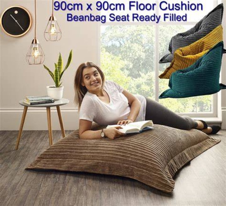  The giant cushion is an incredible four-foot long