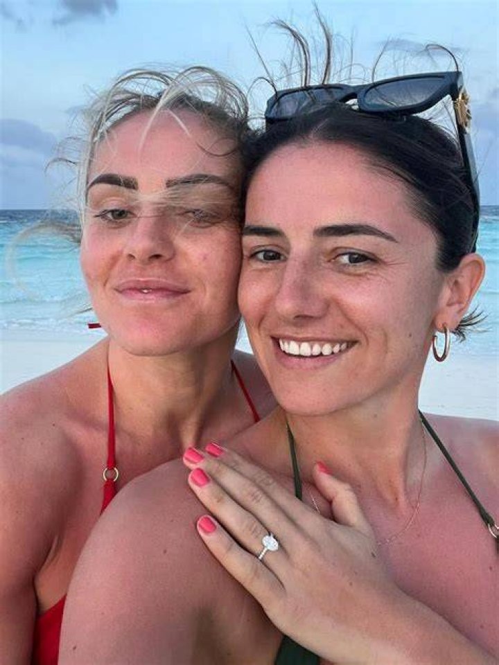  The pair became engaged in 2018