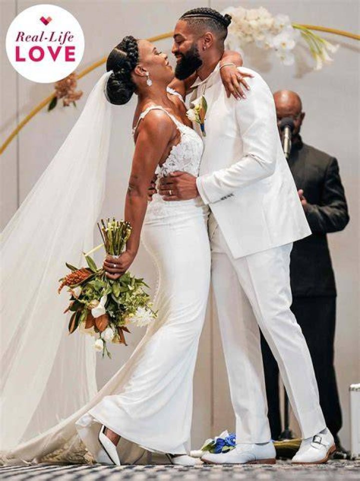 The pair got engaged in July after one year of dating