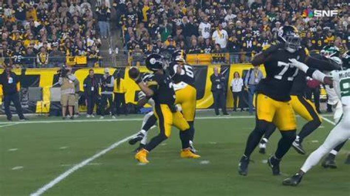 The Steelers threw a deep pass on fourth and two and turned the ball over
