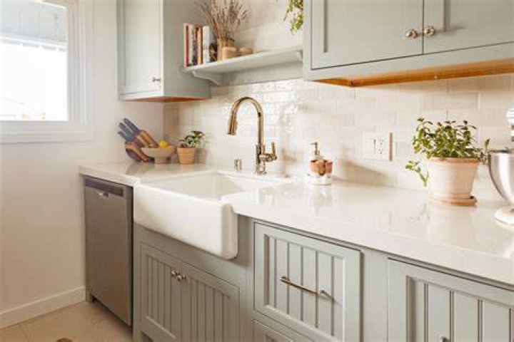 This kitchen is relatively modest compared to the rest of the property