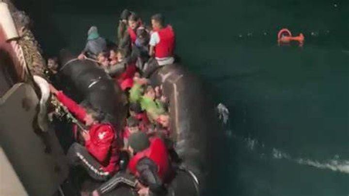 Those rescued were taken to a nearby Ridgemont Elementary school 