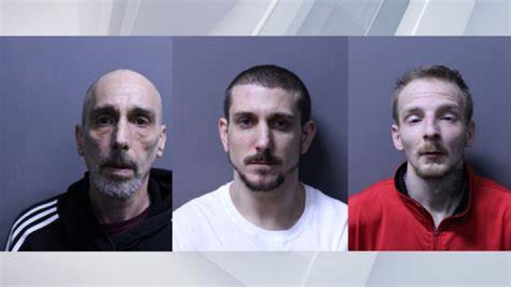 Three men were arrested at the scene on Raven Ridge Drive, Houston