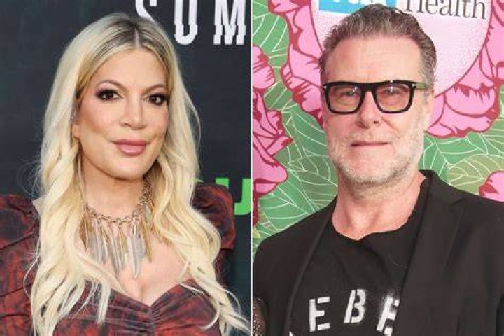Tori Spelling Includes Dean McDermott in Family Holiday Card 2