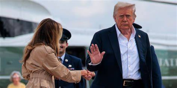 Trump was seen waving in The Simpsons - just like a real life image