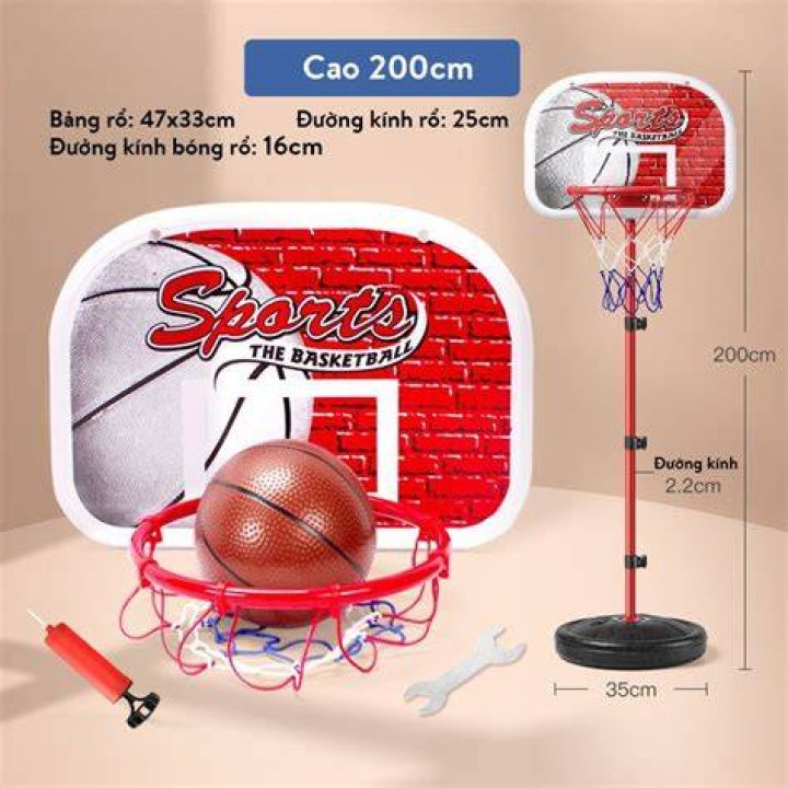 Tr&ograve; chơi b&oacute;ng rổ mini cho b&eacute; FisherPrice Grow to Pro Junior Basketball
