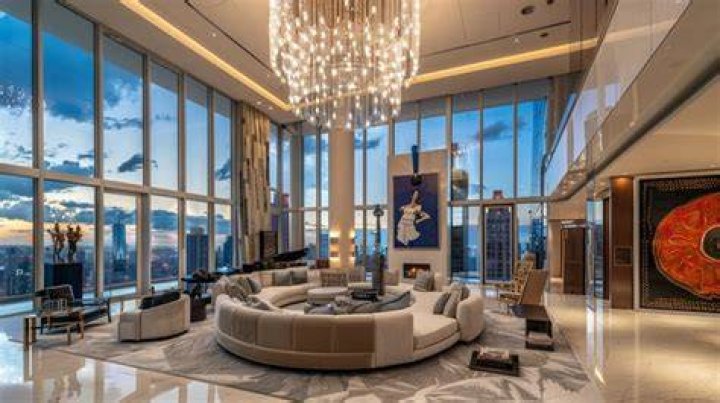 Upstairs is a luxurious lounge and a door onto the sun terrace