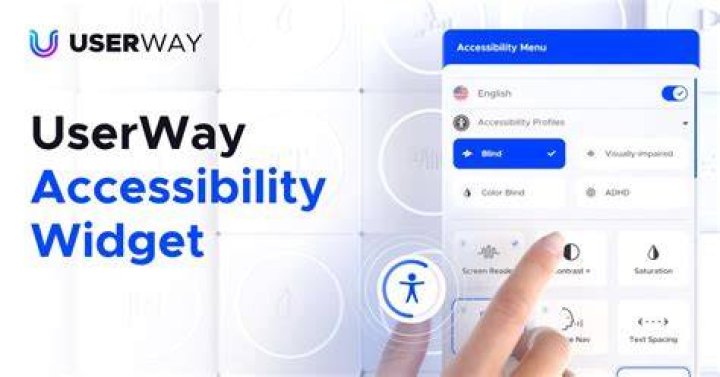 UserWay icon for accessibility widget