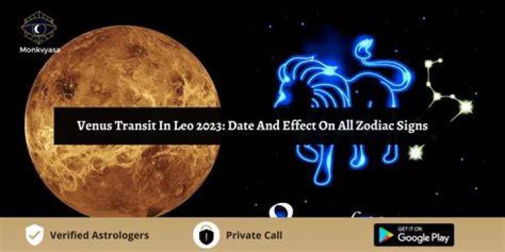Venus Transit 2023: Effect on zodiac signs