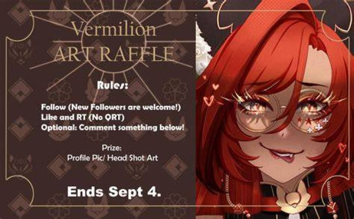 Vermillion Vixen distorts her face as she pretends to be angry with a customer