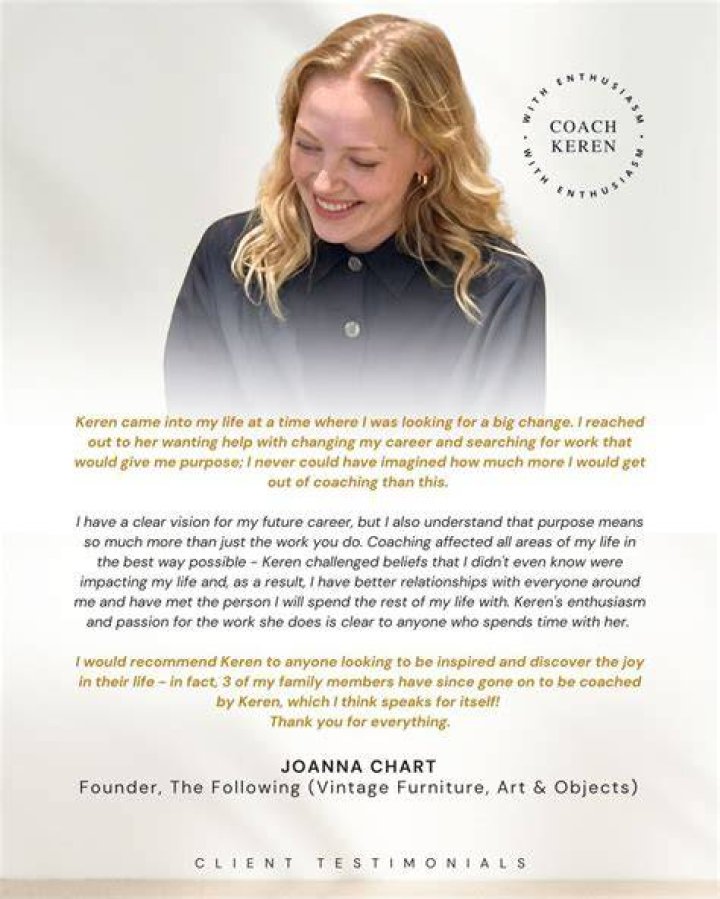 WOB Next Gen Testimonial, Joanna Copeland YouTube