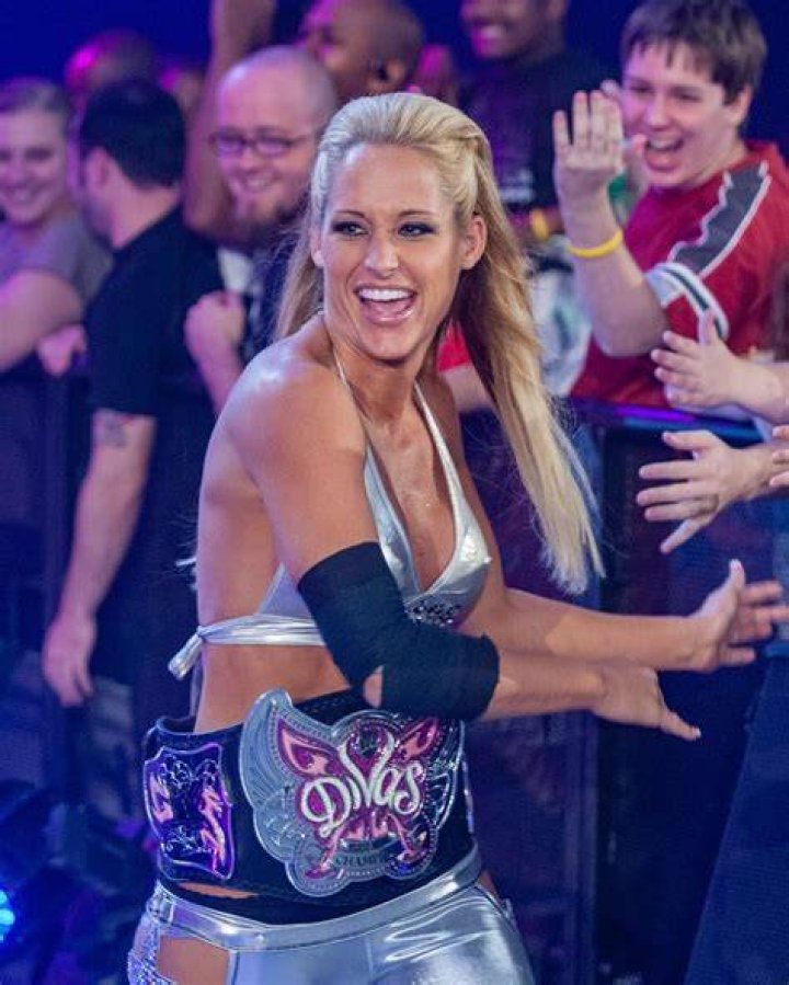 WWE legend Michelle McCool wore a camouflage bikini